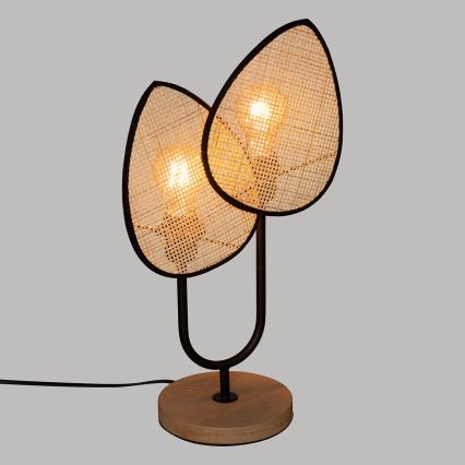Atmosphera - Namizna svetilka OLME 1xE27/40W/230V ratan