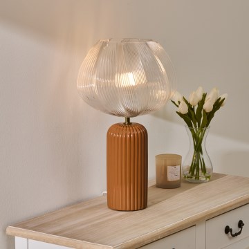 Atmosphera - Namizna svetilka PHYLAS 1xE14/40W/230V oranžna