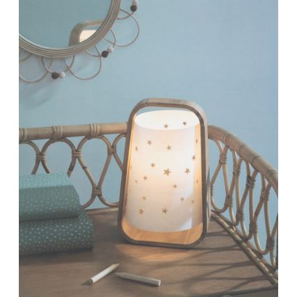 Atmosphera - Namizna svetilka STARS 1xE14/40W/230V bambus