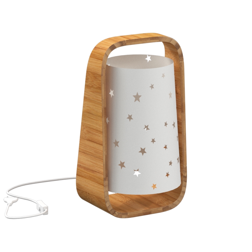 Atmosphera - Namizna svetilka STARS 1xE14/40W/230V bambus
