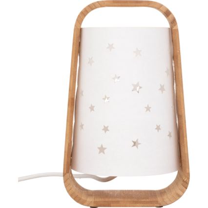 Atmosphera - Namizna svetilka STARS 1xE14/40W/230V bambus