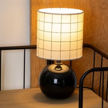 Atmosphera - Namizna svetilka TIMÉO 1xE14/60W/230V črna/bela