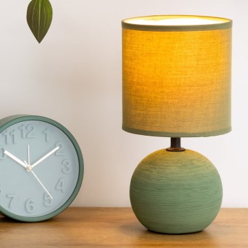 Atmosphera - Namizna svetilka TIMÉO 1xE14/60W/230V khaki