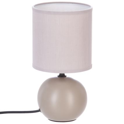 Atmosphera - Namizna svetilka TIMÉO 1xE14/60W/230V taupe/krem barva