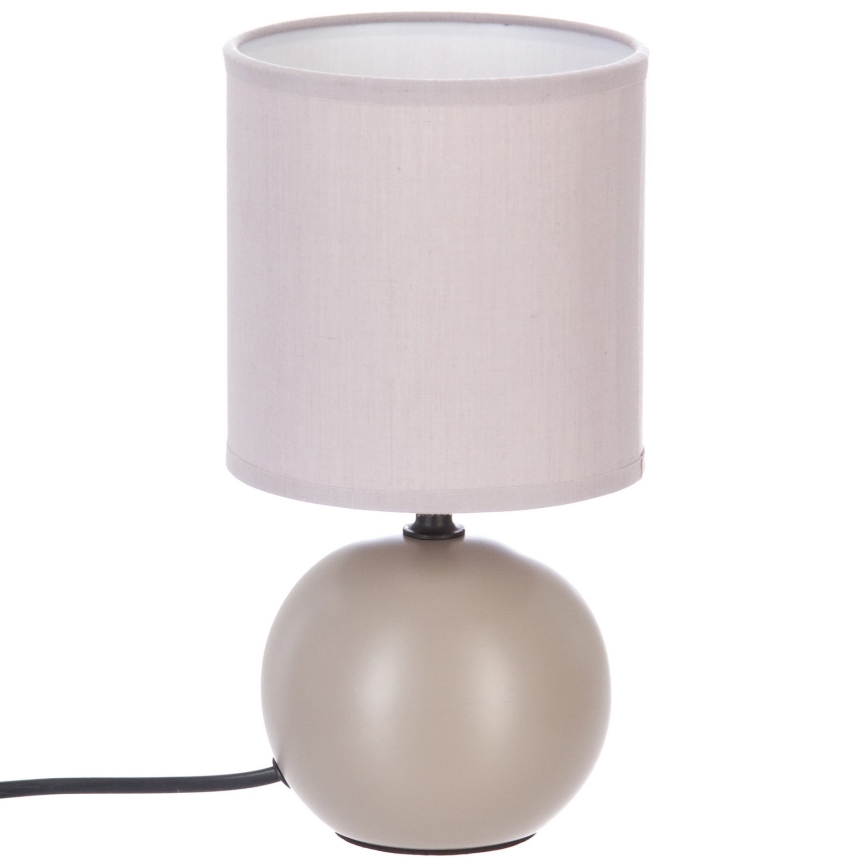 Atmosphera - Namizna svetilka TIMÉO 1xE14/60W/230V taupe/krem barva