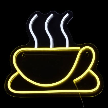 Atmosphera - neonska LED stenska dekoracija CAFÉ LED/5V