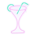 Atmosphera - Neonska LED stenska dekoracija COCTAIL LED/5V