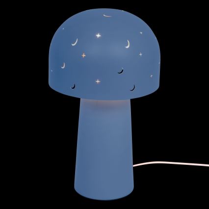 Atmosphera - Otroška namizna lučka STARRY MUSHROOM 1xE14/25W/230V modra