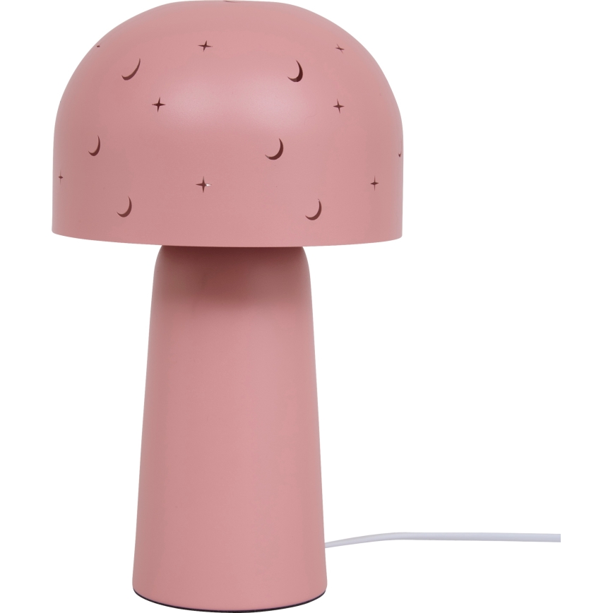 Atmosphera - Otroška namizna svetilka STARRY MUSHROOM 1xE14/25W/230V rožnata