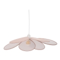 Atmosphera - Otroška viseča svetilka PETAL na vrvici 1xE27/40W/230V premer 64 cm rožnata