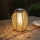 Atmosphera - Sončna LED lanterna GINA, 1,2 V, 800 mAh, IP44, iz jute