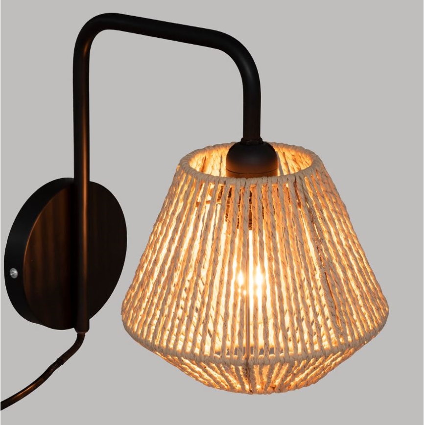 Atmosphera - Stenska svetilka JILY 1xE27/40W/230V juta