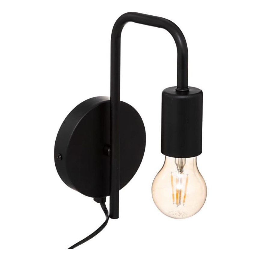 Atmosphera - Stenska svetilka KELI 1xE27/40W/230V črna