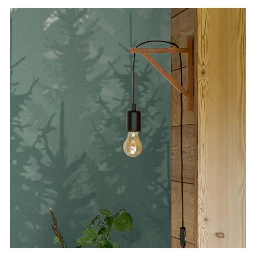 Atmosphera - Stenska svetilka WILD 1xE27/25W/230V bor