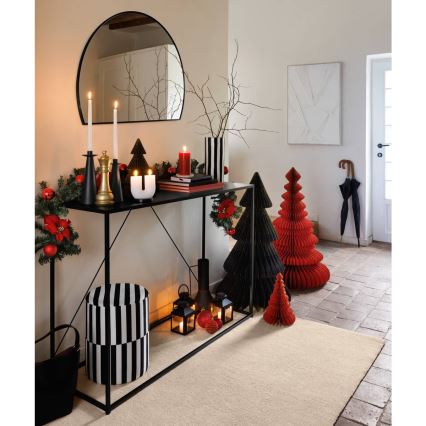 Atmosphera - Stensko ogledalo ALICE 65x90 cm črna