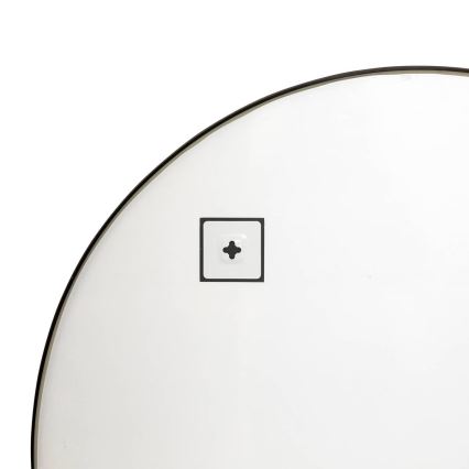 Atmosphera - Stensko ogledalo ALICE 65x90 cm črna