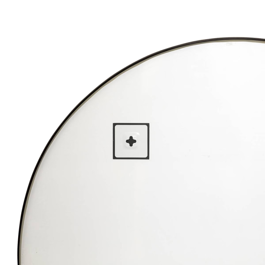 Atmosphera - Stensko ogledalo ALICE 65x90 cm črna