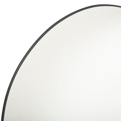 Atmosphera - Stensko ogledalo ALICE pr. 76 cm črna