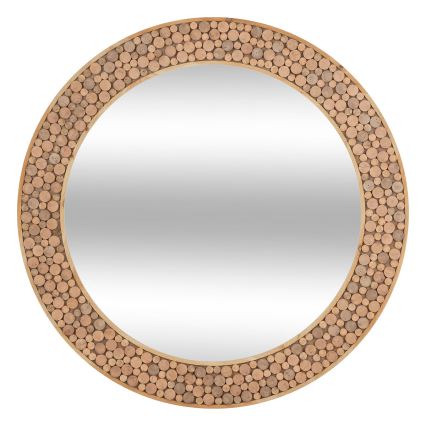 Atmosphera - Stensko ogledalo ANOKI pr. 99 cm evkaliptos