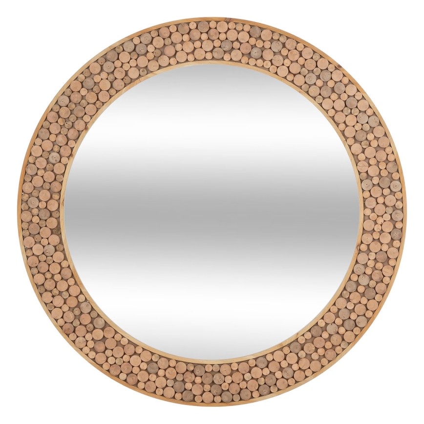 Atmosphera - Stensko ogledalo ANOKI pr. 99 cm evkaliptos