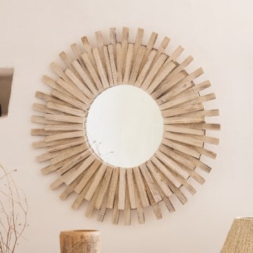 Atmosphera - Stensko ogledalo MANON pr. 88 cm jelka