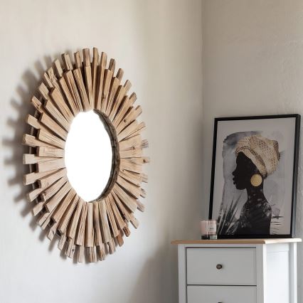 Atmosphera - Stensko ogledalo MANON pr. 88 cm jelka