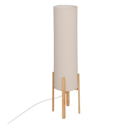 Atmosphera - Stoječa svetilka KEYAH 1xE27/25W/230V iz kavčukovega lesa