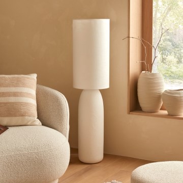 Atmosphera - Stoječa svetilka KEYAH 1xE27/40W/230V 111 cm bela