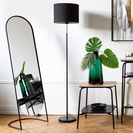 Atmosphera - Stoječe ogledalo JEF 136x39,5 cm črna