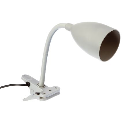 Atmosphera - Svetilka s sponko SILY 1xE14/7W/230V siva