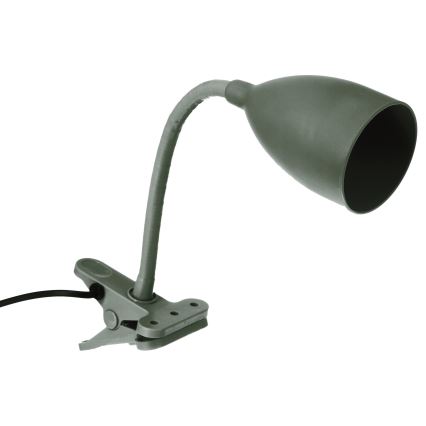 Atmosphera - Svetilka s sponko SILY 1xE14/7W/230V zelena