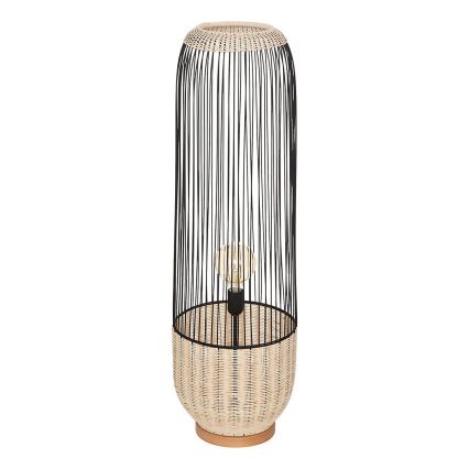Atmosphera - Talna svetilka ANEA 1xE27/40W/230V ratan/bukev