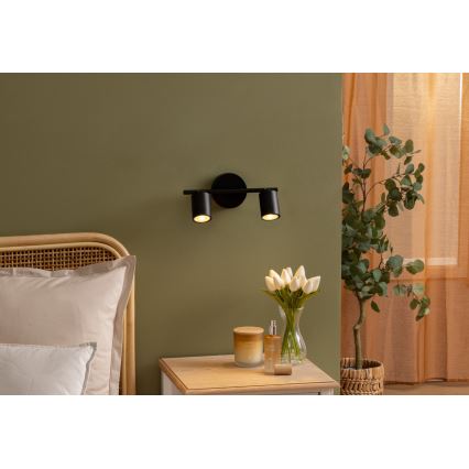 Atmosphera - Točkovna svetilka VICO 2xGU10/25W/230V črna