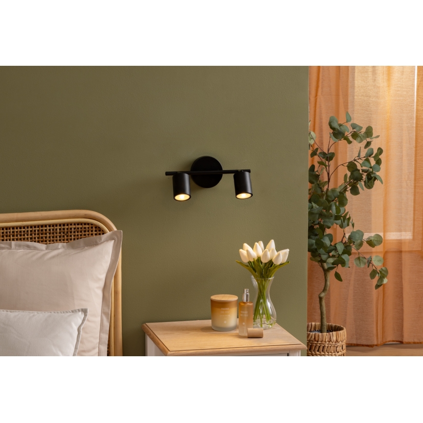 Atmosphera - Točkovna svetilka VICO 2xGU10/25W/230V črna