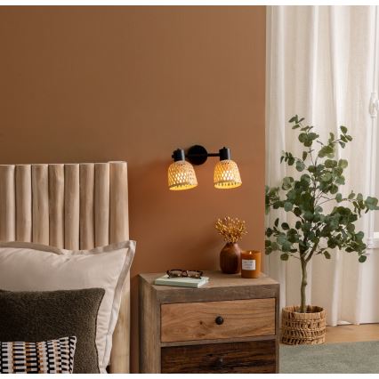 Atmosphera - Točkovno svetilo LIO 2xE14/25W/230V bambus