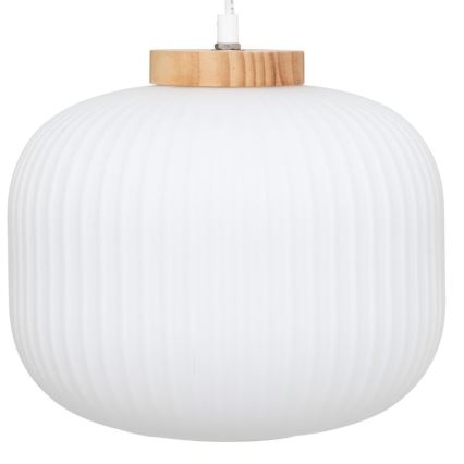 Atmosphera - Viseča svetilka na kablu TRAVIS 1xE27/25W/230V iz borovega lesa