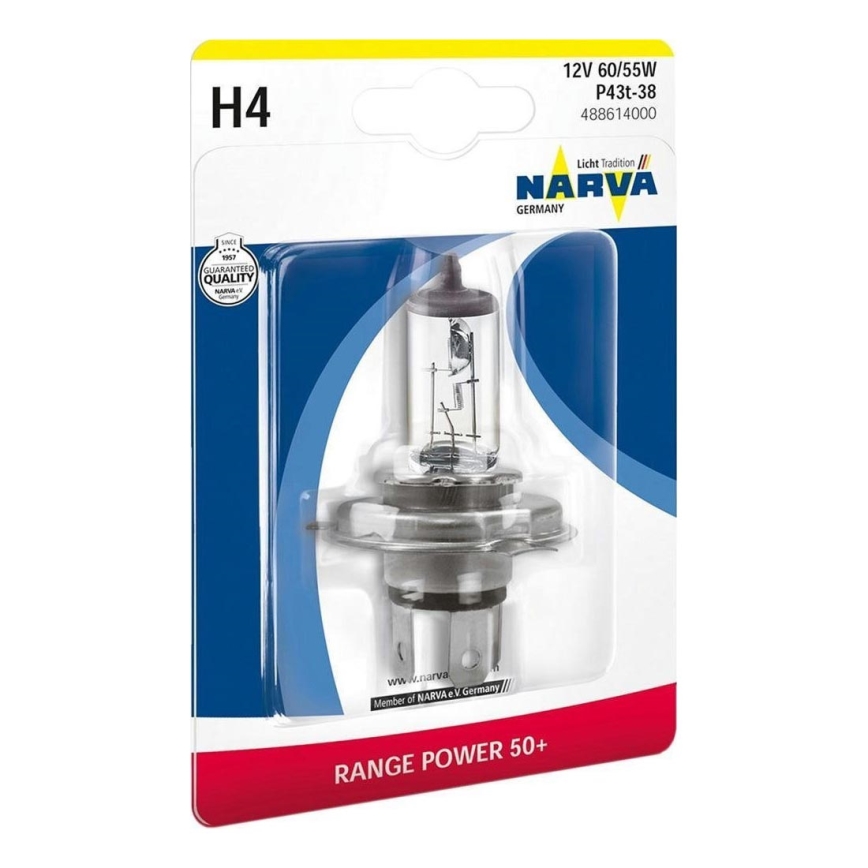 Avto žarnica H4 P43t-38/60/55W/12V - Narva 48861RPNVAB1