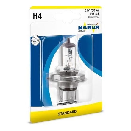 Avto žarnica H4 P43t-38/75/70W/24V - Narva 48892NVAB1