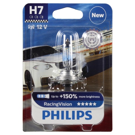 Avto žarnica Philips RACINGVISION 12972RVB1 H7 PX26d/55W/12V 3500K