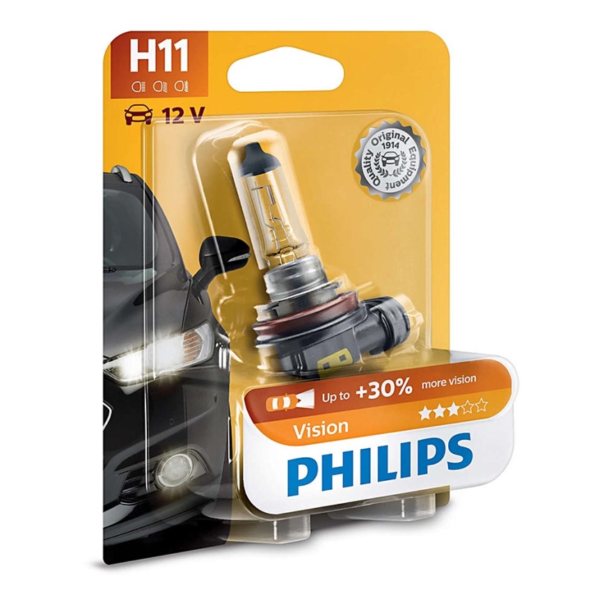 Avto žarnica Philips VISION 12362PRB1 H11 PGJ19-2/55W/12V 3200K