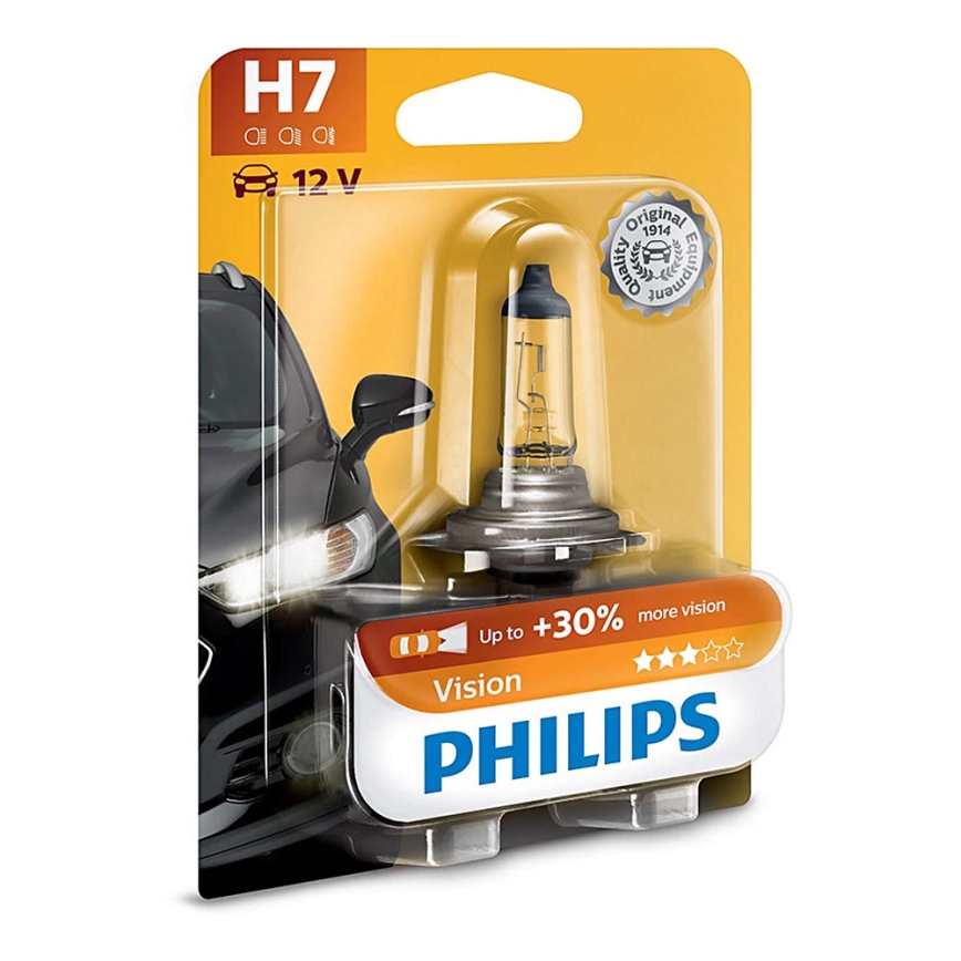 Avto žarnica Philips VISION 12972PRB1 H7 PX26d/55W/12V 3200K