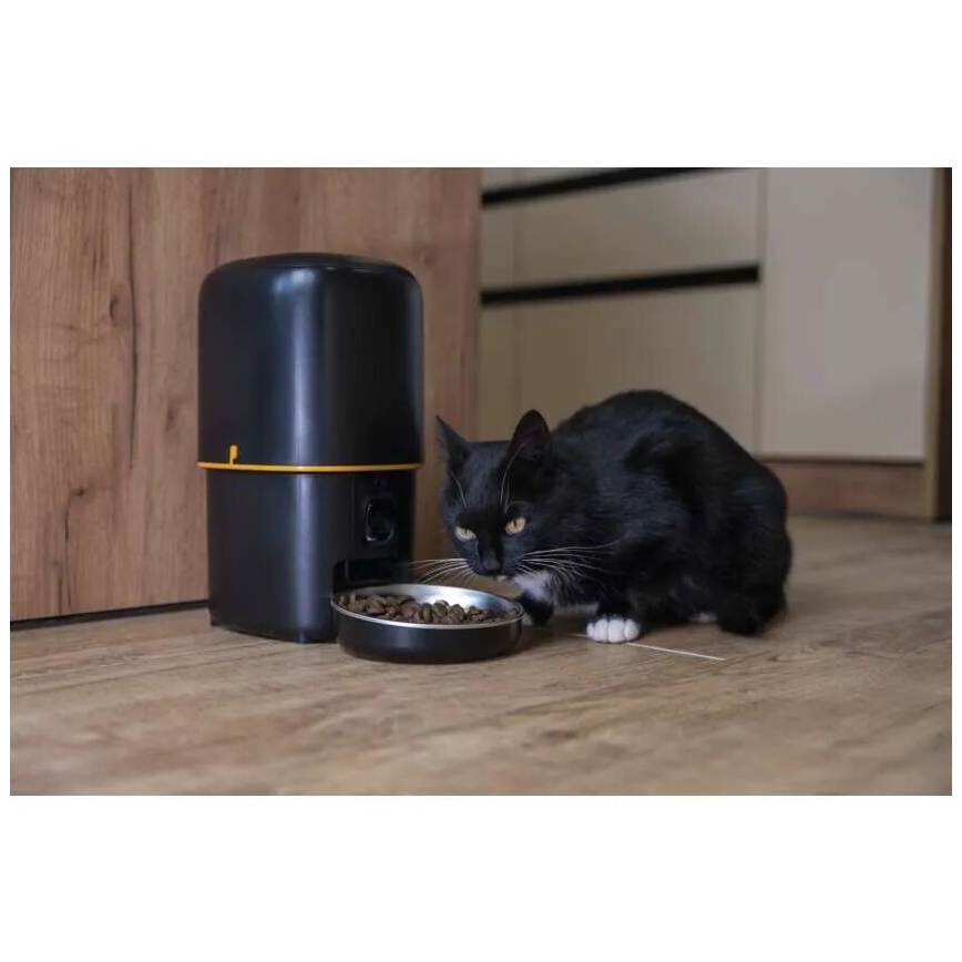 Avtomatski podajalnik hrane z mikrofonom in kamero 4l/5V/3xD Wi-Fi