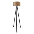 AYD stojna lampa 1xE27/40W/230V črna/rjava
