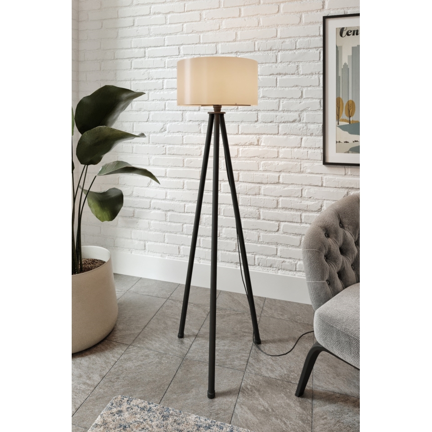 AYD stojna lampa 1xE27/40W/230V črna/siva