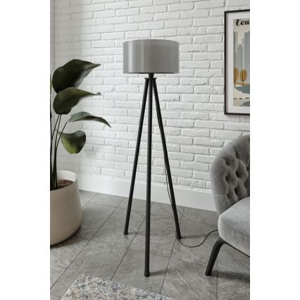 AYD stojna lampa 1xE27/40W/230V črna/siva