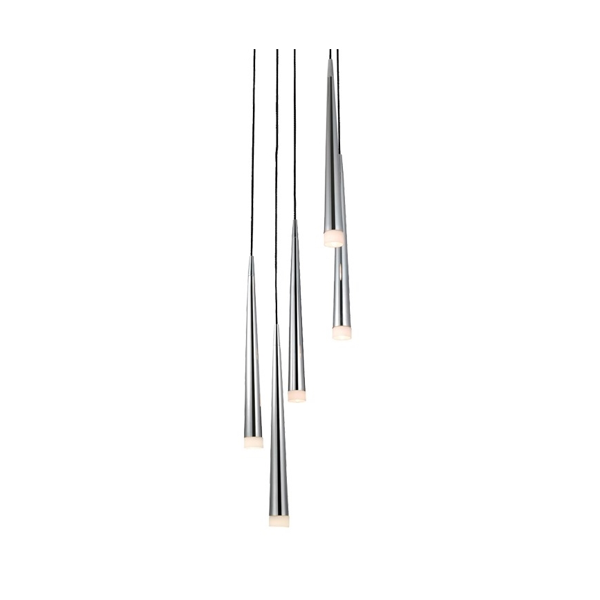 Azzardo AZ0134 - Lestenec na vrvici STYLO 5xG9/40W/230V
