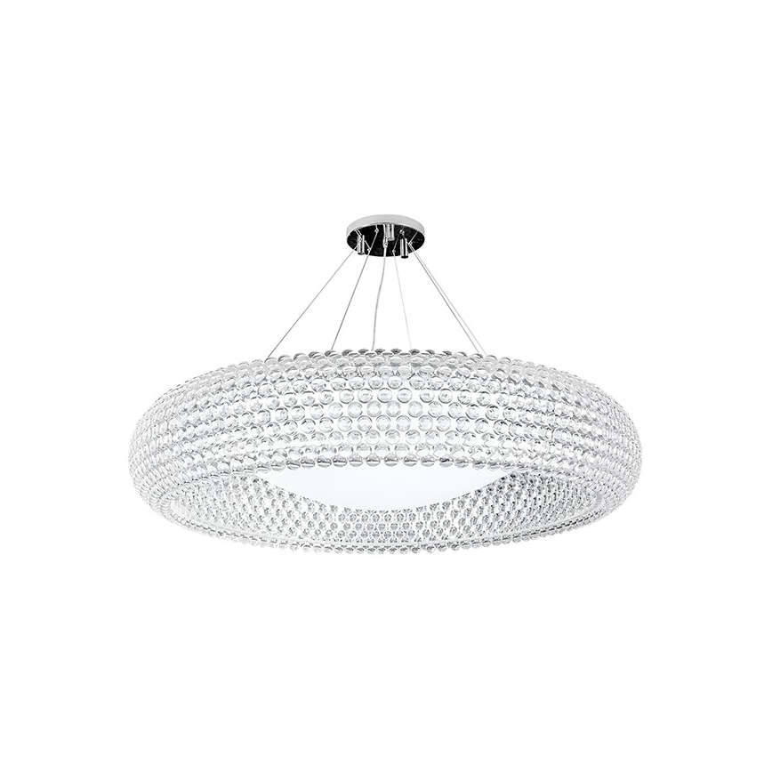 Azzardo AZ0289 - Lestenec na vrvici ACRYLIO 6xT5/40W/230V