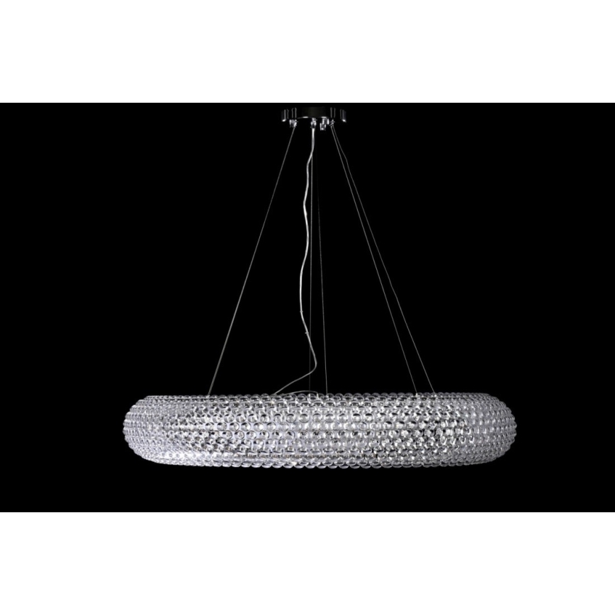 Azzardo AZ0289 - Lestenec na vrvici ACRYLIO 6xT5/40W/230V