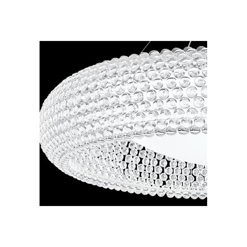 Azzardo AZ0289 - Lestenec na vrvici ACRYLIO 6xT5/40W/230V