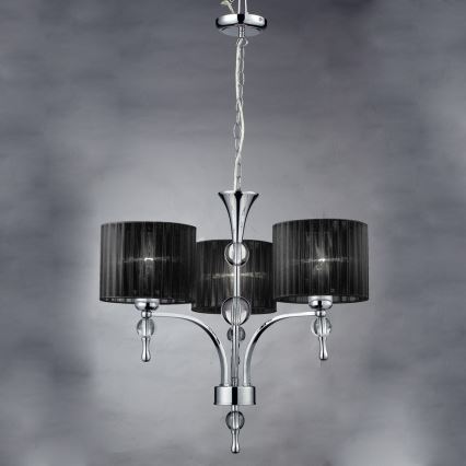 Azzardo AZ0498 - Lestenec na verigi IMPRESS 3xE27/60W/230V